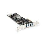 StarTech.com 4 Port USB 3.0 PCIe Card w/ 4 Dedicated 5Gbps Channels (USB 3.1 Gen 1) - UASP - SATA / LP4 Power - PCI Express Adapter Card