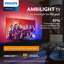 PHILIPS TV LED 4K 108 cm 43PUS8909 - Ambilight 3 côtés