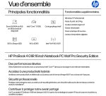 HP ProBook 4 G1iR Wolf Pro Security Edition Intel Core 5 120U Ordinateur portable 40,6 cm (16") WUXGA 16 Go DDR5-SDRAM 512 Go SSD Wi-Fi 6E (802.11ax) Windows 11 Pro Argent