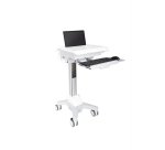 Multibrackets 0766 carrello e supporto multimediale Argento, Bianco Computer portatile Carrello multimediale
