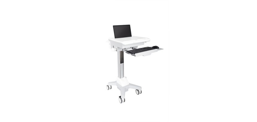 Multibrackets 0766 carrello e supporto multimediale Argento, Bianco Computer portatile Carrello multimediale