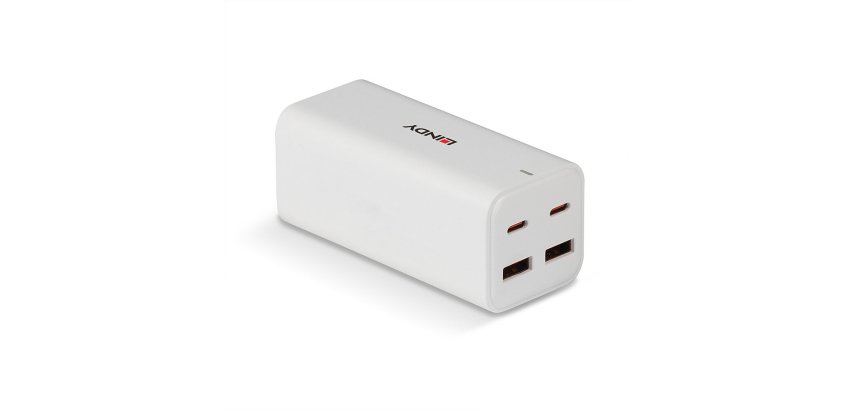 Lindy Chargeur GaN 100W USB Type A & C 4 ports