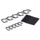 APC NetShelter Cable Management, Rings, Set of 5 small and 5 large, Black