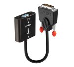 Lindy 38189 adaptador de cable de vídeo 0,1 m DVI-D VGA (D-Sub) Negro
