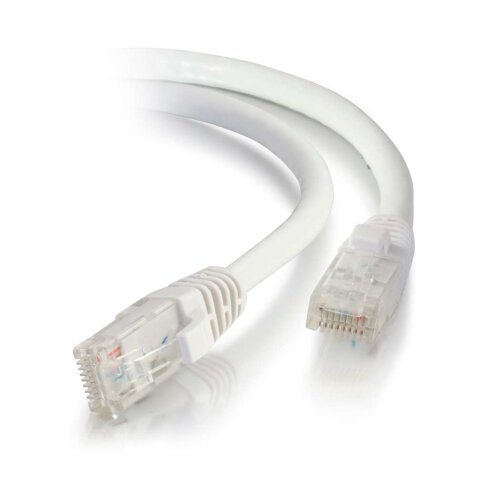 C2G Cat5e Booted Unshielded (UTP) Network Patch Cable - patch cable - 2 m - white