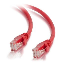 C2G 3 m Cat5e Booted Unshielded (UTP) netwerkpatchkabel - rood