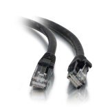 C2G Cat5e Booted Unshielded (UTP) Network Patch Cable - patch cable - 1 m - black