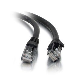 C2G Cat5e Booted Unshielded (UTP) Network Patch Cable - patch cable - 3 m - black