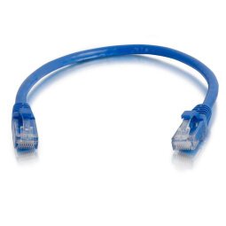 C2G 0,3m Cat5e Booted Unshielded (UTP) netwerkpatchkabel - blauw