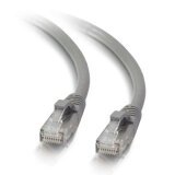 C2G Cat5e Booted Unshielded (UTP) Network Patch Cable - patch cable - 5 m - gray
