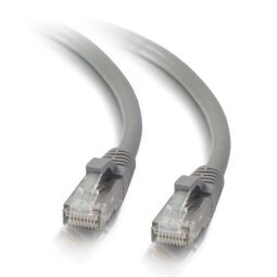 C2G Cat5e Booted Unshielded (UTP) Network Patch Cable - patch cable - 2 m - gray