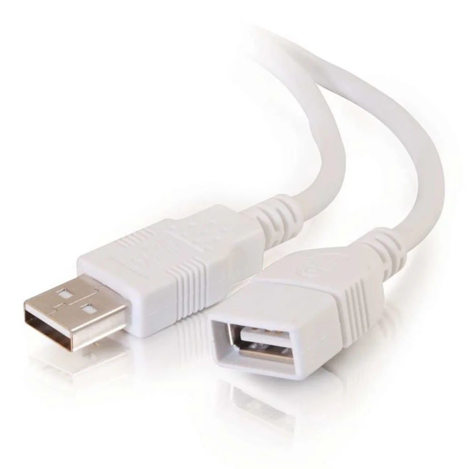 Câble USB 2.0 femelle vers USB 2 mâle Câble d'extension de