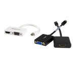 StarTech.com Adaptateur audio / vidéo de voyage - Convertisseur 2-en-1 Mini DisplayPort vers HDMI ou VGA - Blanc