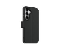 PanzerGlass CARE™ by ® Wallet Case w. Kickstand Samsung Galaxy S25 protective phone case Black Cover