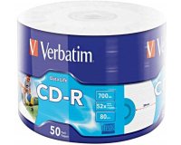 Verbatim 50x CD-R 700 Mo 52x 50 pièce(s)