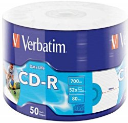Verbatim 50x CD-R 700 Mo 52x 50 pièce(s)