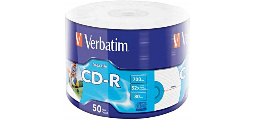 Verbatim 50x CD-R 700 Mo 52x 50 pièce(s)