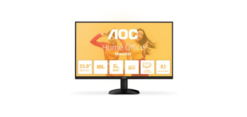 AOC B3 24B35HM2 pantalla para PC 60,5 cm (23.8") 1920 x 1080 Pixeles Full HD LED Negro