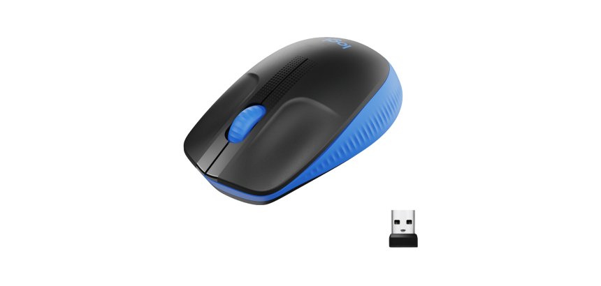 Logitech M190 - Maus - Blau