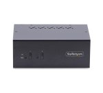 StarTech.com Switch KVM DisplayPort à 2 Ports, 4K 60Hz, 2 Ports USB 5Gbps, 2 Ports USB 2.0 HID, Commutation par Touches et Boutons-Poussoirs, Vonforme TAA - Audio 3.5mm, HDCP