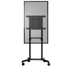 StarTech.com Verrijdbare TV Standaard - Mobiele TV Vloerstandaard voor 37-70" VESA Scherm (70kg) - TV Trolley met Schap en Opbergvak - Roteren/Kantelen - Universele TV Mount op Wielen