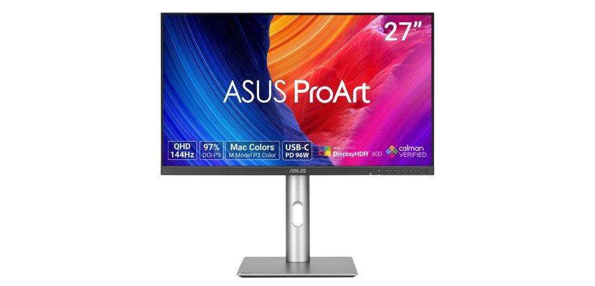 ASUS ProArt PA278CGRV écran plat de PC 68,6 cm (27") 2560 x 1440 pixels Wide Quad HD LCD Argent