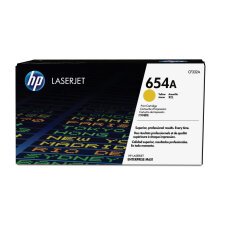 HP 654A toner jaune authentique LaserJet