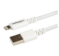 StarTech.com 3 m lange witte Apple 8-polige Lightning-connector-naar-USB-kabel voor iPhone / iPod / iPad