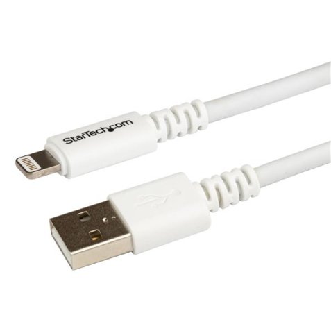 StarTech.com Câble Lightning vers USB pour iPhone, iPod, iPad blanc 3 m