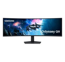 Samsung G95C écran plat de PC 124,5 cm (49") 5120 x 1440 pixels Dual QHD LED Noir