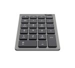 Trust Xalas clavier numérique PC portable/de bureau RF sans fil Argent