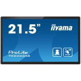 iiyama TW2223AS-B2 Écran d'affichage dynamique Écran plat interactif 54,6 cm (21.5") Wifi 400 cd/m² Full HD Noir Écran tactile Intégré dans le processeur Android 12 24/7