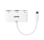 Lindy 43340 Adaptador gráfico USB 3840 x 2160 Pixeles Blanco