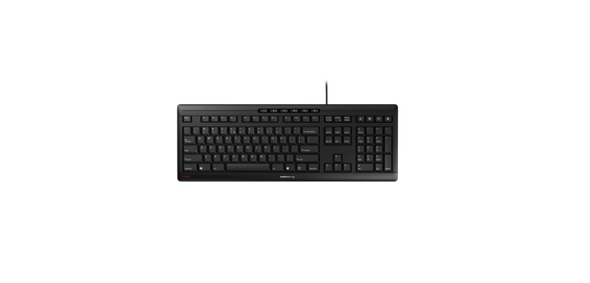 CHERRY STREAM clavier Bureau USB QWERTY Anglais américain Noir