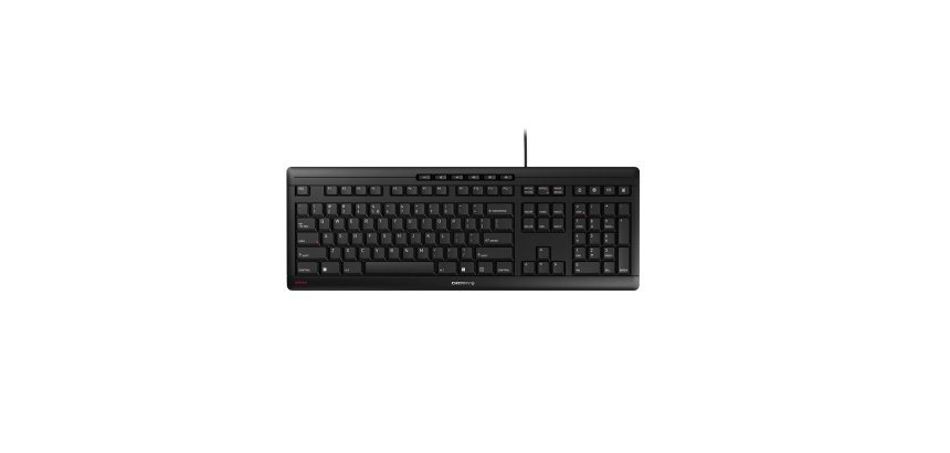 CHERRY STREAM clavier Bureau USB QWERTY Anglais américain Noir