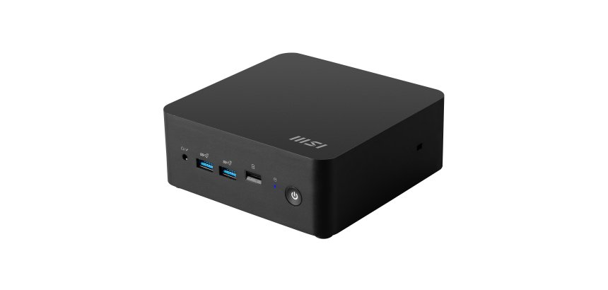 MSI Cubi NUC 1MG-002EU Intel Core 5 120U 8 Go DDR5-SDRAM 512 Go SSD Windows 11 Pro Mini PC Noir