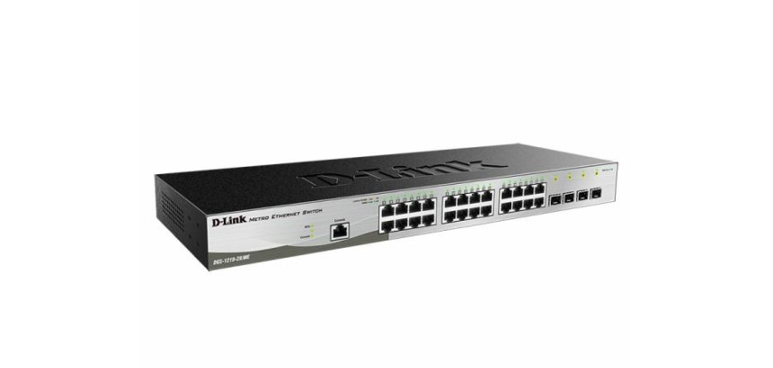 D-Link DGS-1210-28/ME/E switch Gestionado L2+ Gigabit Ethernet (10/100/1000) 1U Negro, Gris