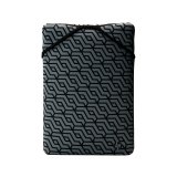HP Housse de protection réversible noire à motif géométrique 14