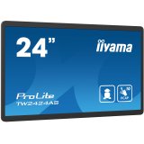 iiyama TW2424AS-B1 Écran d'affichage dynamique Écran plat de signalisation numérique 60,5 cm (23.8") Wifi 250 cd/m² 4K Ultra HD Noir Écran tactile Intégré dans le processeur Android 24/7
