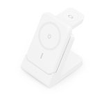 AISENS Cargador Inalambrico USB-C 4 en 1 De 15W Para Movil, Apple Watch, Auriculares Con Estuche De Carga, Blanco