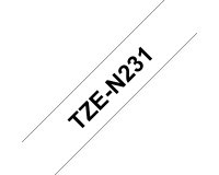 Brother TZEN231 Etiketten erstellendes Band Schwarz auf weiss TZ