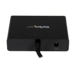 StarTech.com Hub MST de 3 Puertos DisplayPort 1.2 - Divisor Splitter DP de 3 Monitores - Adaptador DP a 2x DisplayPort 4K 30Hz 1x DisplayPort 1080 - Alimentado por USB - Windows Solamente