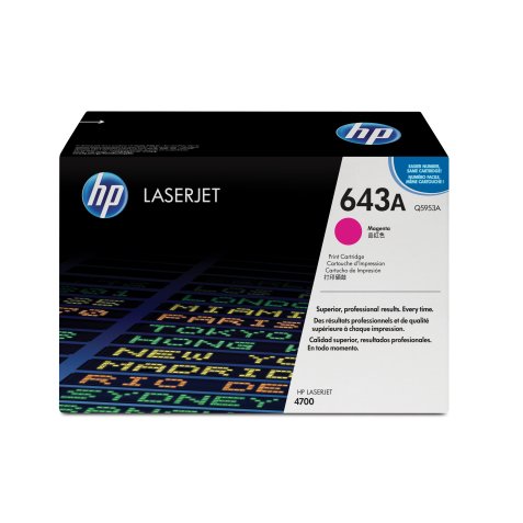 HP 643A toner LaserJet magenta authentique