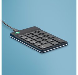 R-Go Tools Clavier R-Go Numpad Break, clavier num&eacute;rique ergonomique avec logiciel de pause, filaire, noir