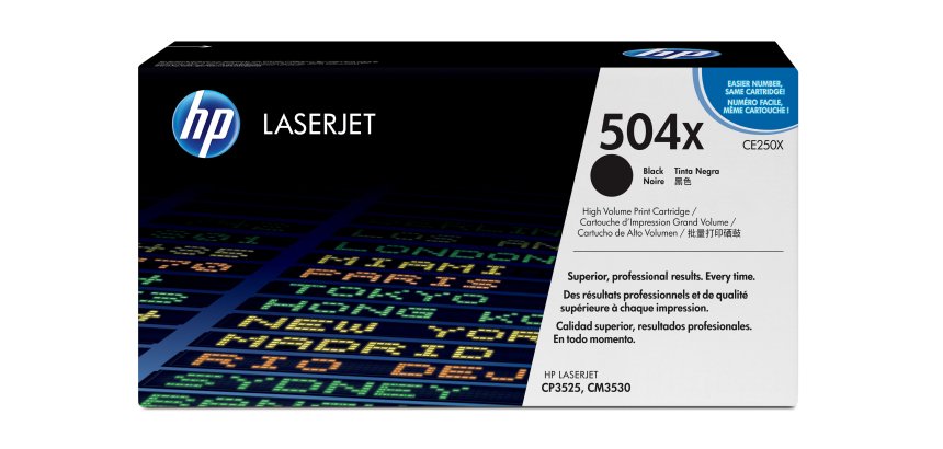 HP 504X toner LaserJet noir grande capacité authentique