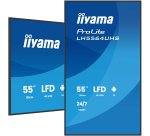 iiyama LH5564UHS-B1AG Écran d'affichage dynamique Écran plat de signalisation numérique 139,7 cm (55") Wifi 500 cd/m² 4K Ultra HD Noir Intégré dans le processeur Android 24/7