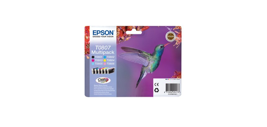 Epson T0802 - cyan - original - ink cartridge