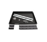 StarTech.com Plateau Coulissant 1U pour Clavier pour Montage en Rack de Serveur - 25 kg - Tiroir Coulissant en Acier de 55,8 cm de Profondeur pour Rack d'Equipement AV, Réseau 19"