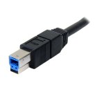 Cable USB 3.0 SuperSpeed Negro de 3 metros - A Macho a B Macho