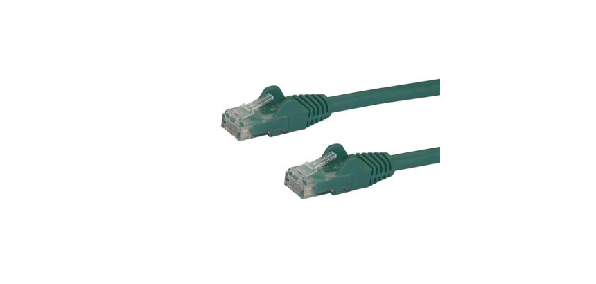 StarTech.com Câble réseau Cat6 Gigabit UTP sans crochet de 2m - Cordon Ethernet RJ45 anti-accroc - M/M - Vert